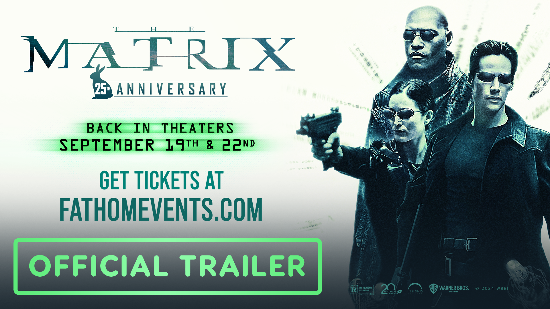 The Matrix – Official 25th Anniversary Trailer